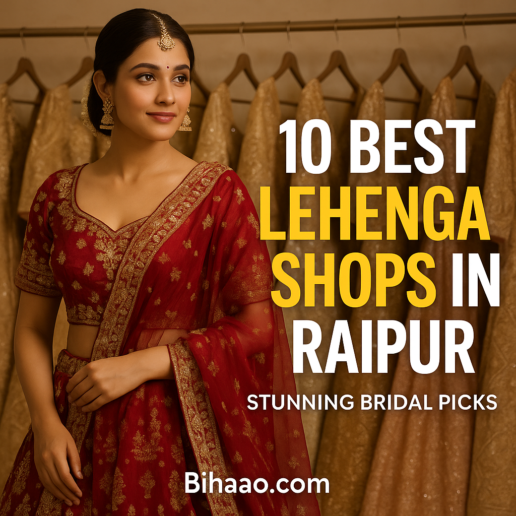 Top 10 Best Lehenga Shops in Raipur You Must Visit | Bihaao.com